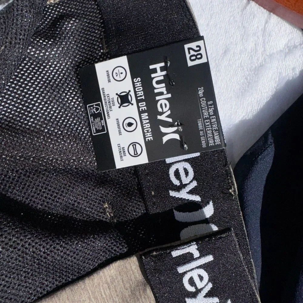 Hurley Short DE Marche Walkshorts 9.75 Inseam Size 28